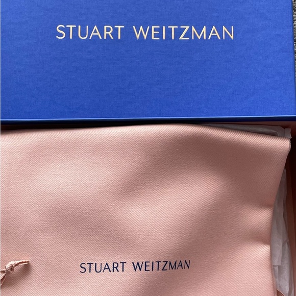 Stuart Weitzman Aleena sandal / reflective vinyl / light purple / size 7.5 / nwt - Picture 6 of 10